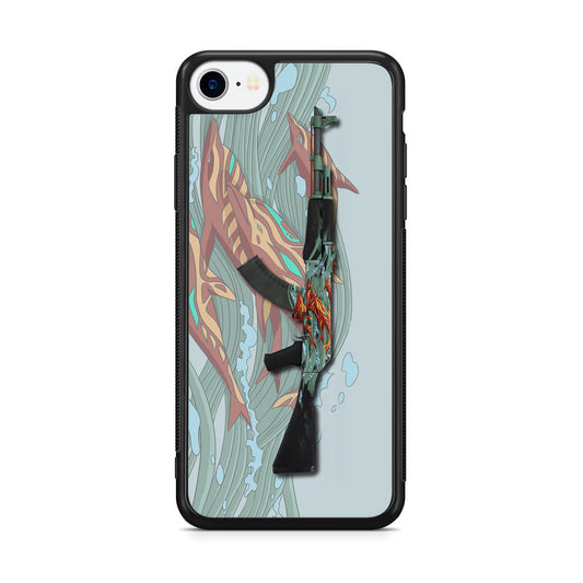 AK-47 Aquamarine Revenge iPhone SE 3rd Gen 2022 Case
