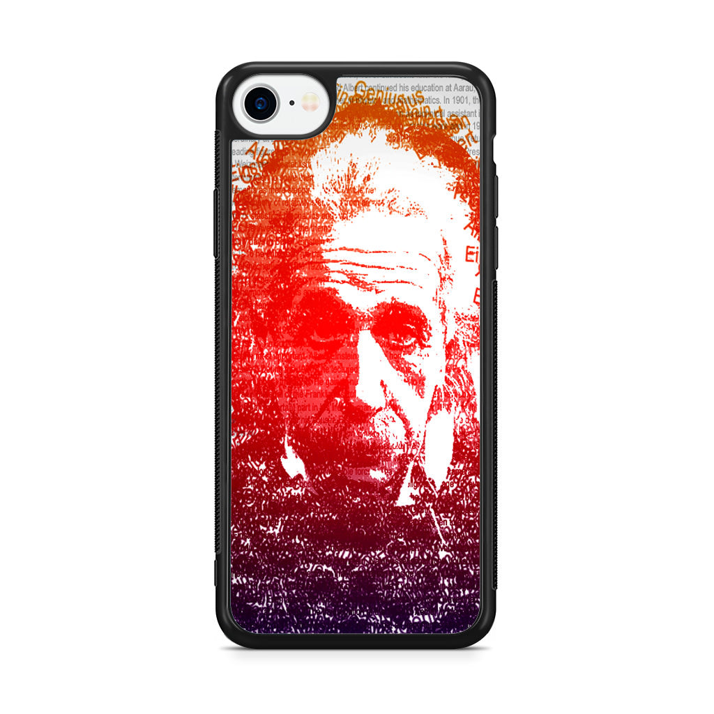 Albert Einstein Art iPhone SE 3rd Gen 2022 Case