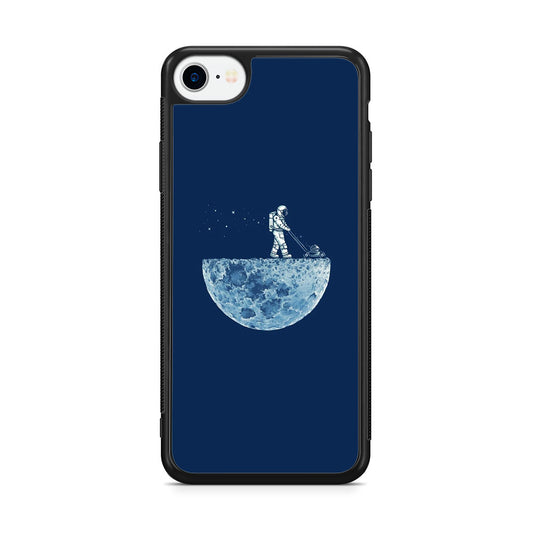 Astronaut Mowing The Moon iPhone SE 3rd Gen 2022 Case