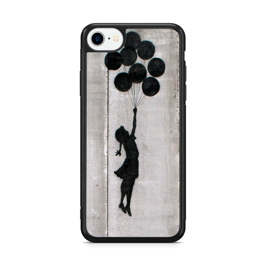 Banksy Girl With Balloons iPhone SE 3rd Gen 2022 Case
