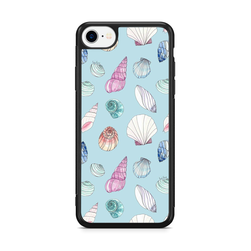 Beach Shells Pattern iPhone SE 3rd Gen 2022 Case