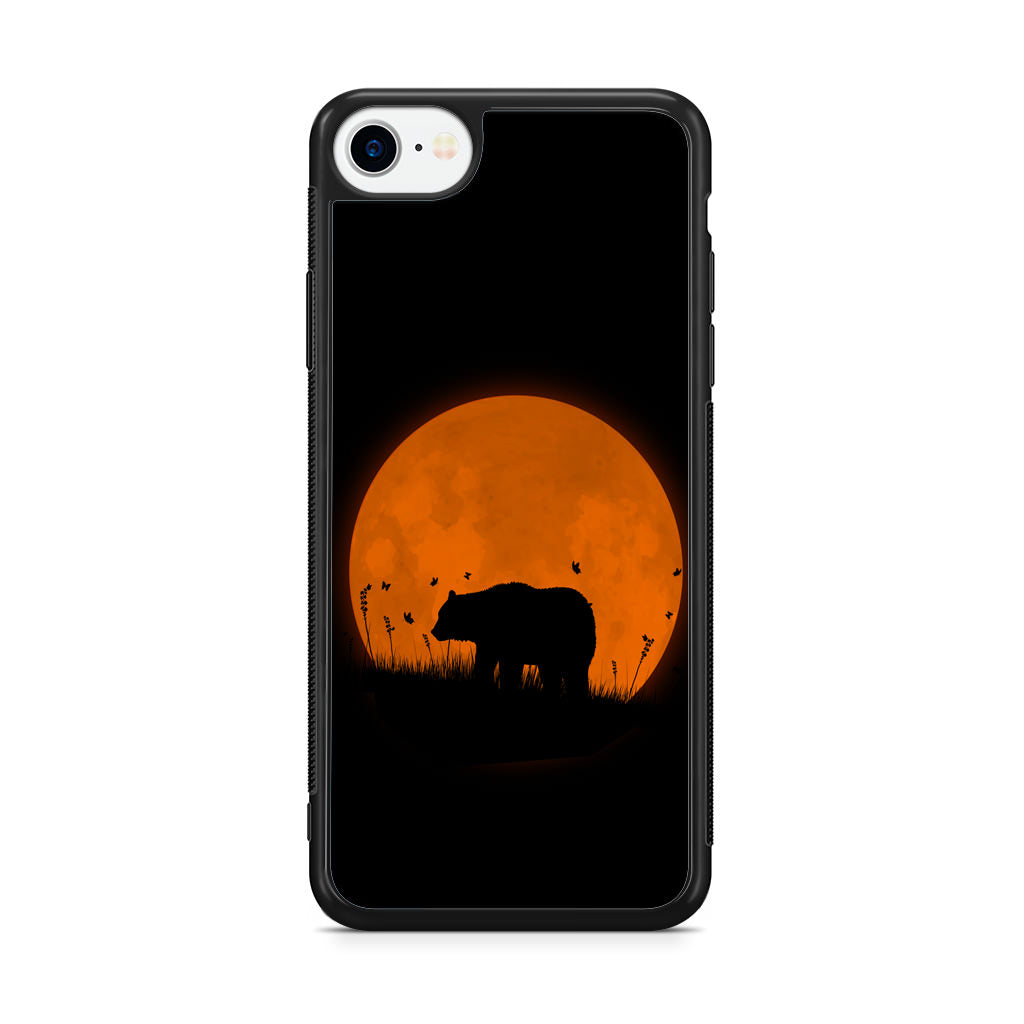 Bear Silhouette iPhone SE 3rd Gen 2022 Case