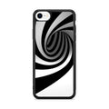 Black and White Twist iPhone SE 3rd Gen 2022 Case