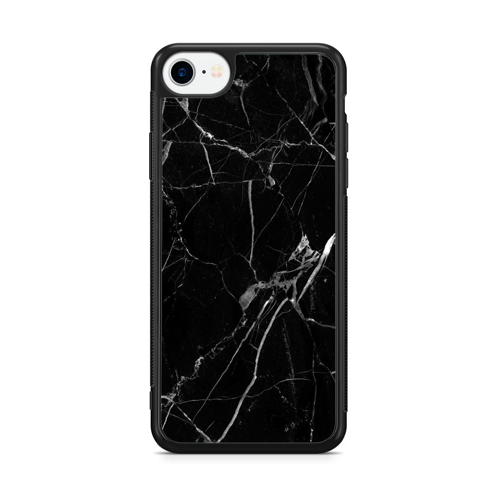 Black Marble iPhone SE 3rd Gen 2022 Case