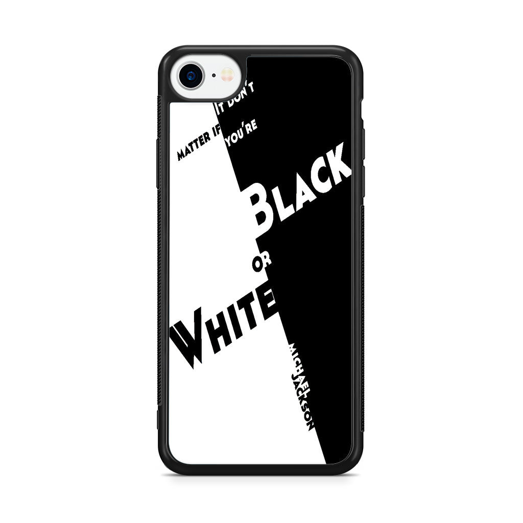 Black Or White Michael Jackson iPhone SE 3rd Gen 2022 Case