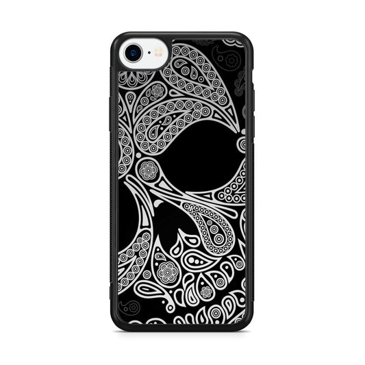Black Skull iPhone SE 3rd Gen 2022 Case