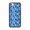 Blue Camo iPhone SE 3rd Gen 2022 Case