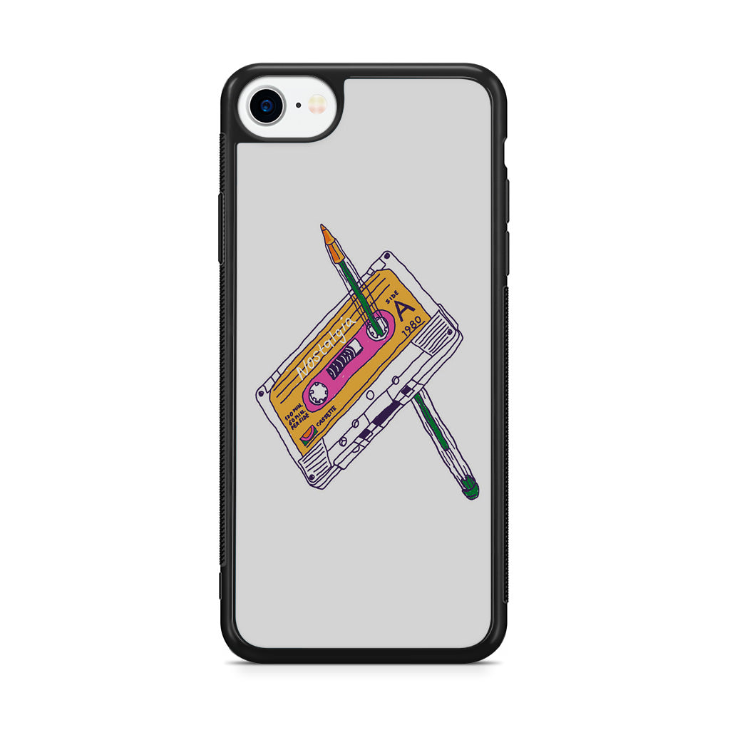Cassete Tape Old iPhone SE 3rd Gen 2022 Case