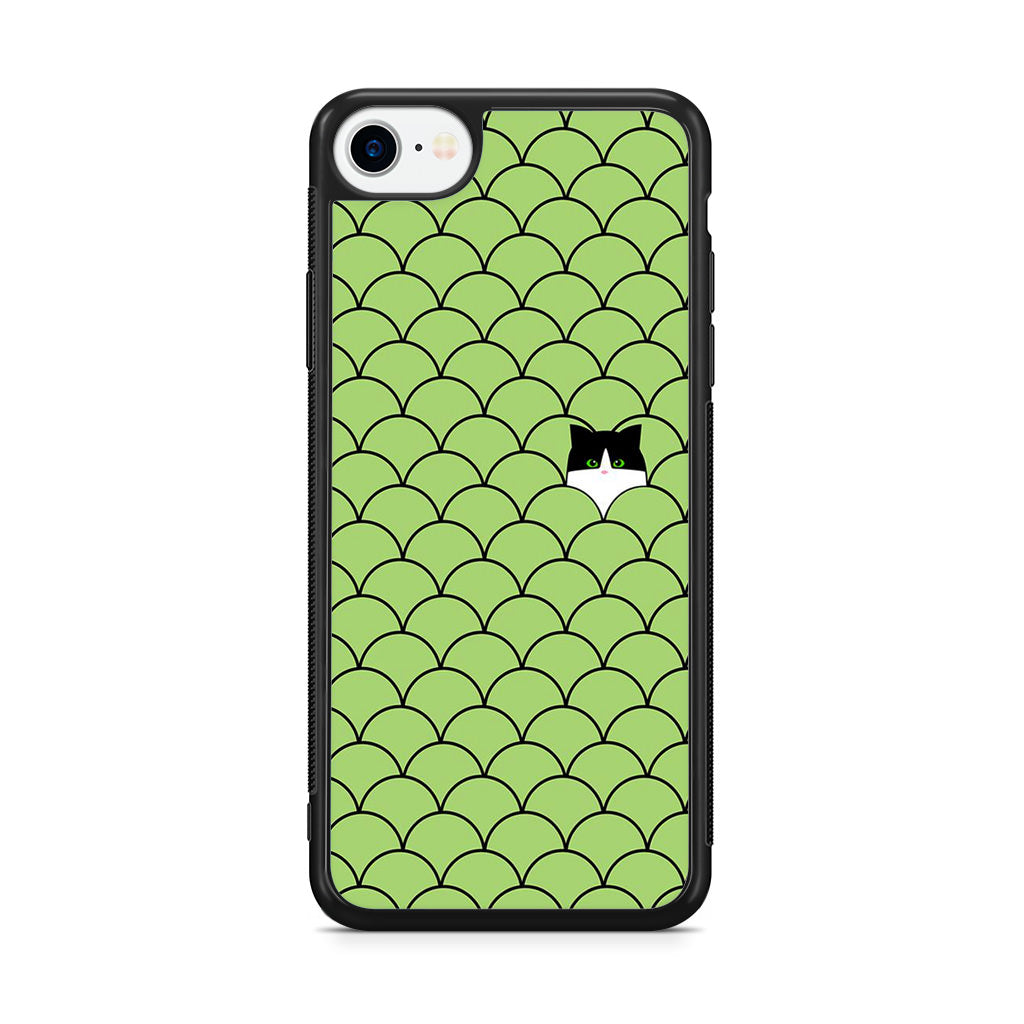 Cat Circles iPhone SE 3rd Gen 2022 Case