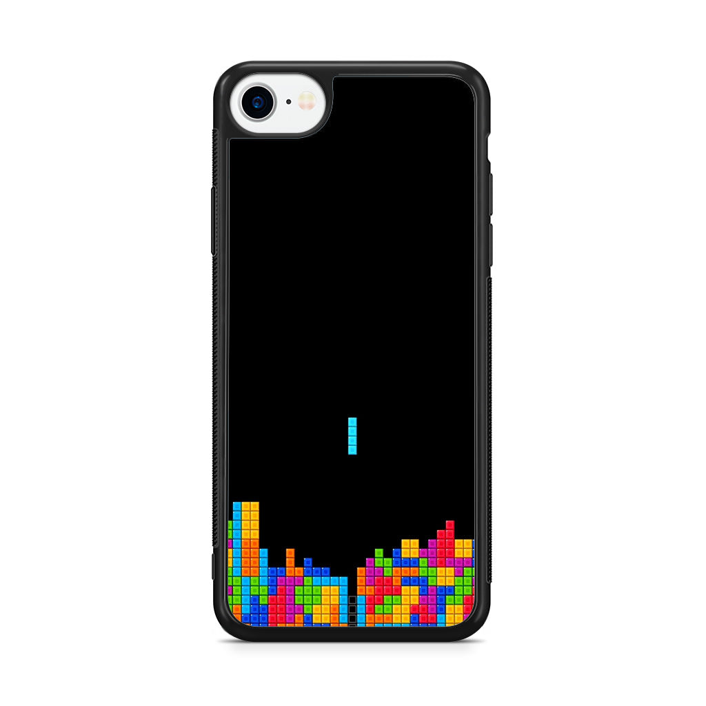 Classic Video Game Tetris iPhone SE 3rd Gen 2022 Case