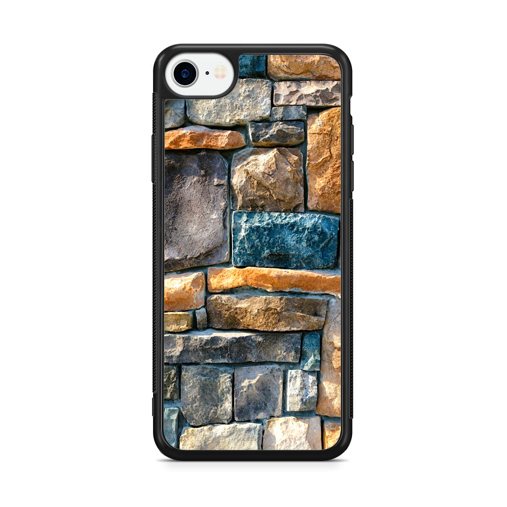 Colored Stone Piles iPhone SE 3rd Gen 2022 Case