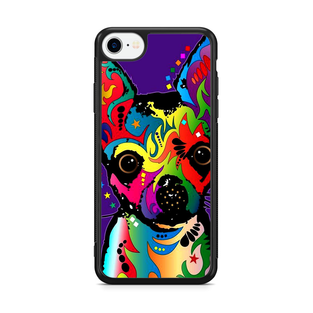 Colorful Chihuahua iPhone SE 3rd Gen 2022 Case