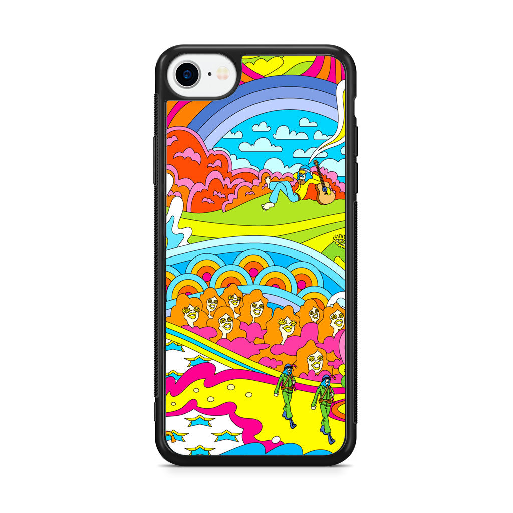 Colorful Doodle iPhone SE 3rd Gen 2022 Case