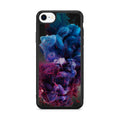 Colorful Dust Art on Black iPhone SE 3rd Gen 2022 Case