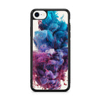 Colorful Dust Art on White iPhone SE 3rd Gen 2022 Case