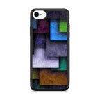 Colorful Rectangel Art iPhone SE 3rd Gen 2022 Case
