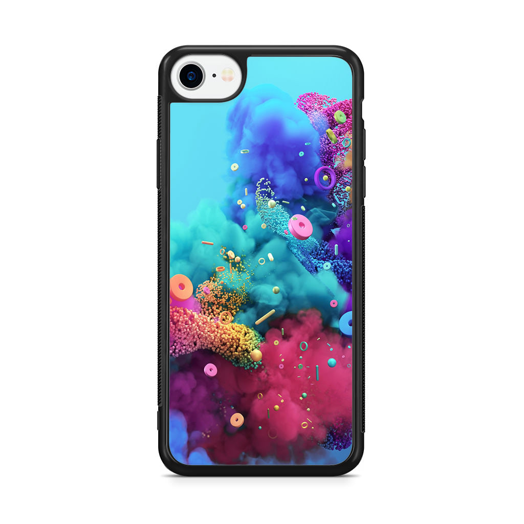 Colorful Smoke Boom iPhone SE 3rd Gen 2022 Case