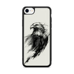 Eagle Art Black Ink iPhone SE 3rd Gen 2022 Case