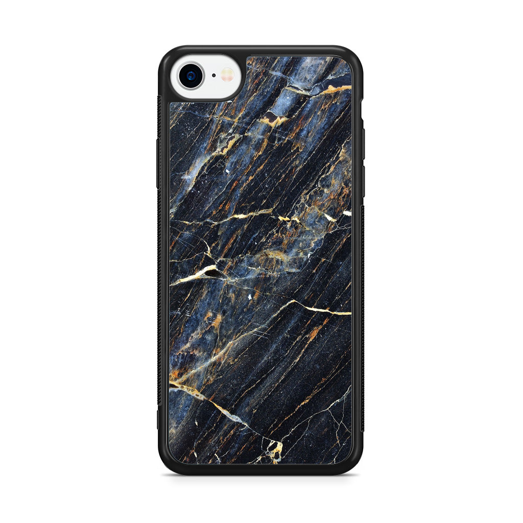 Golden Black Marble iPhone SE 3rd Gen 2022 Case