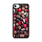I Love Choco Pattern iPhone SE 3rd Gen 2022 Case