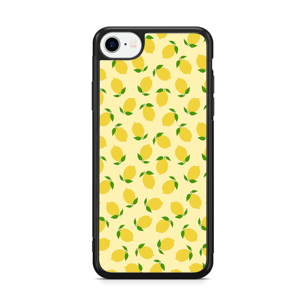 Lemons Fruit Pattern iPhone SE 3rd Gen 2022 Case
