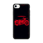 Motorcycle Red Art iPhone SE 3rd Gen 2022 Case