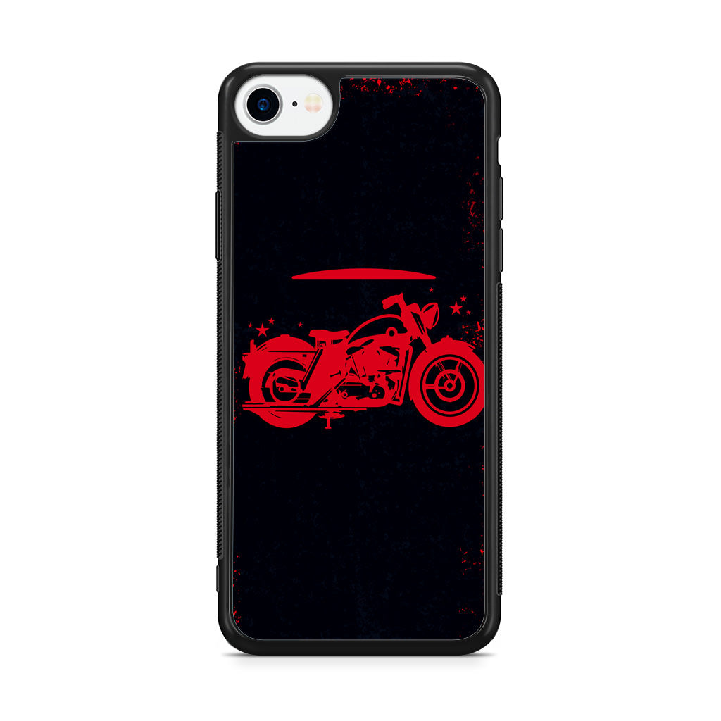 Motorcycle Red Art iPhone SE 3rd Gen 2022 Case