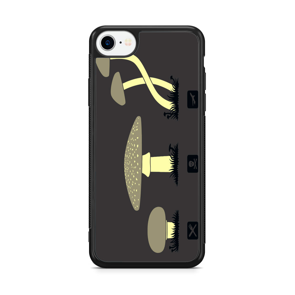 Mushroom Minimalism iPhone SE 3rd Gen 2022 Case