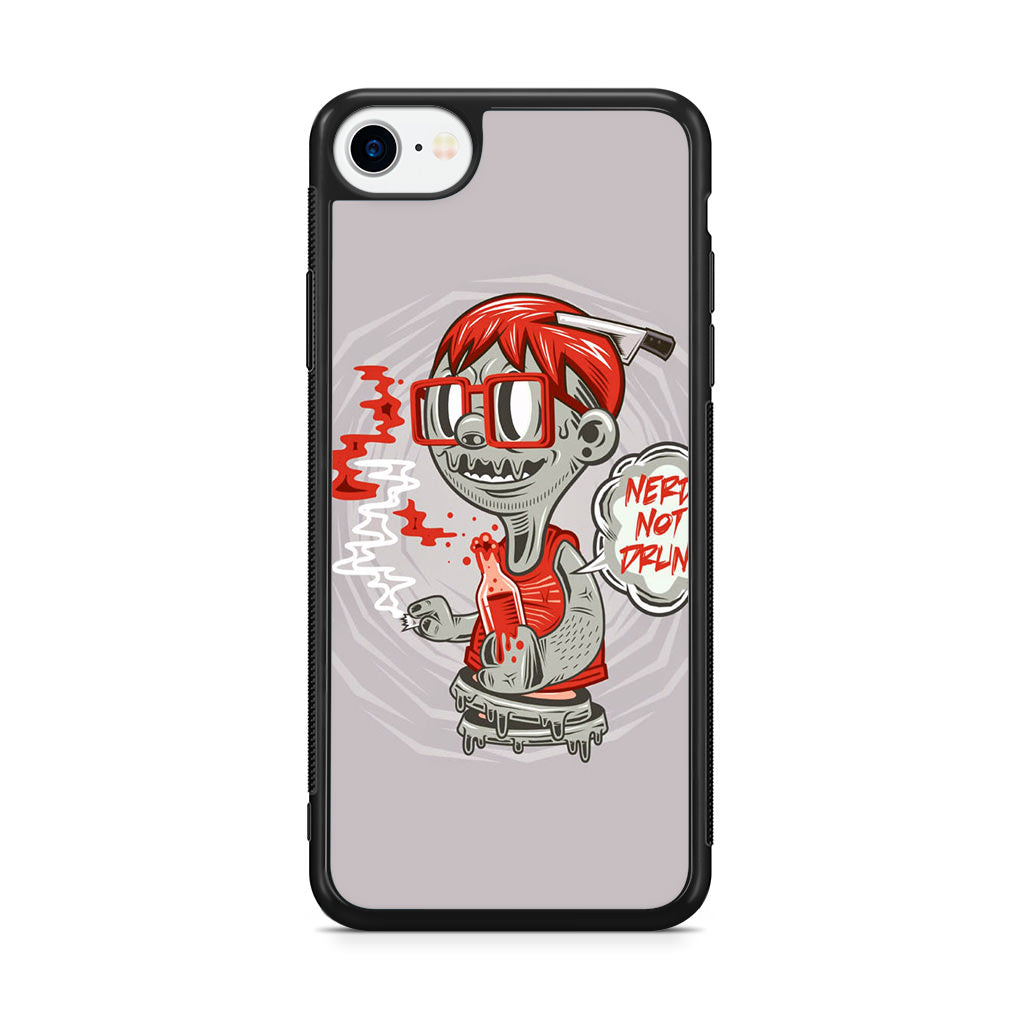 Nerd Not Drunk Zombie iPhone SE 3rd Gen 2022 Case