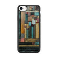 Painted Abstract Wood Sculptures iPhone SE 3rd Gen 2022 Case