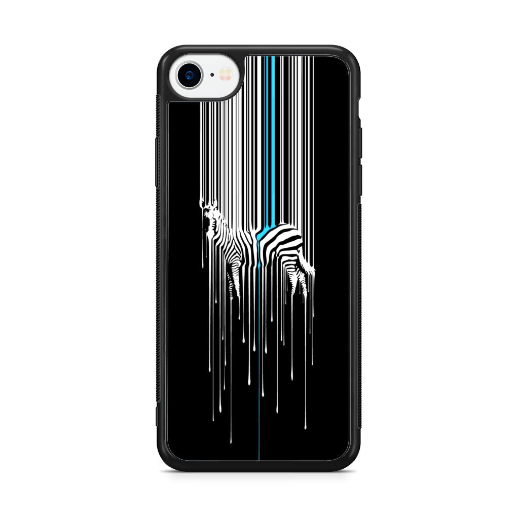 Painting Zebra iPhone SE 3rd Gen 2022 Case