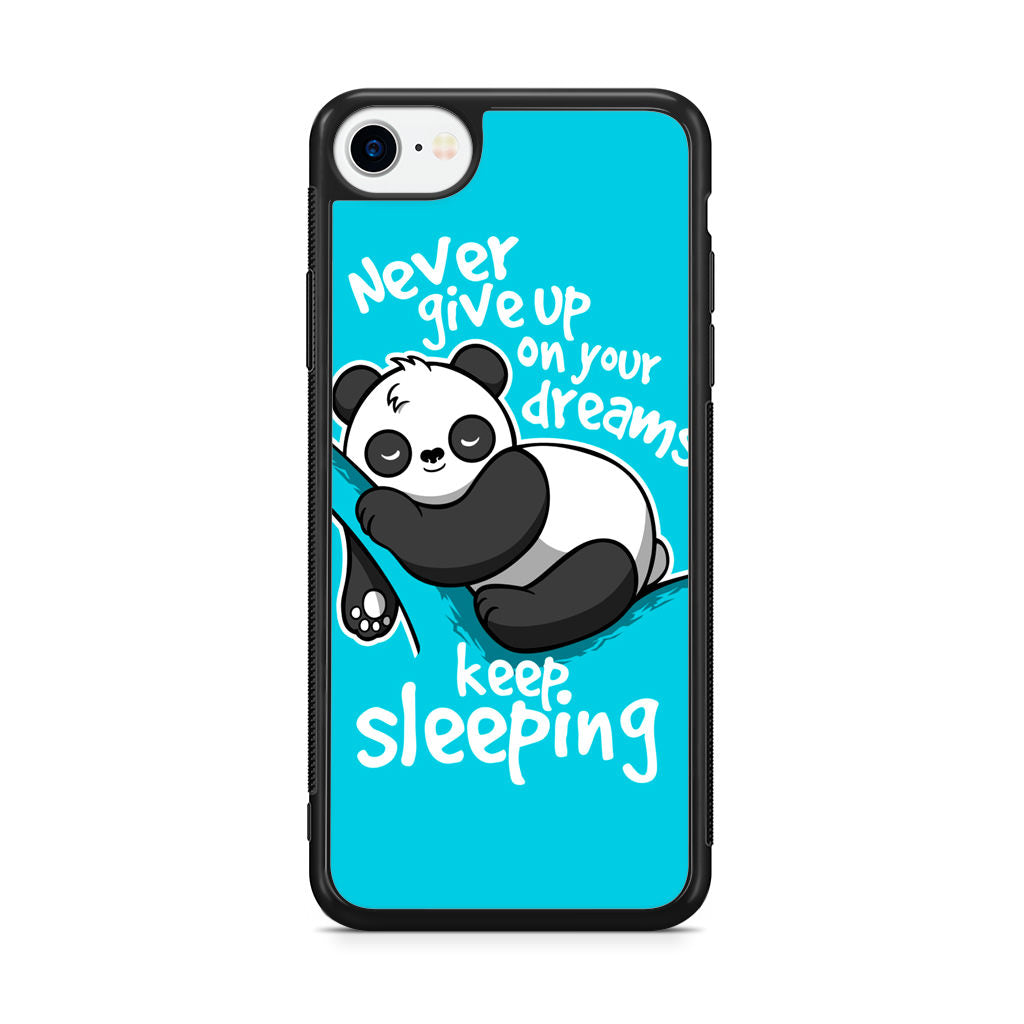 Panda Keep Sleeping iPhone SE 3rd Gen 2022 Case