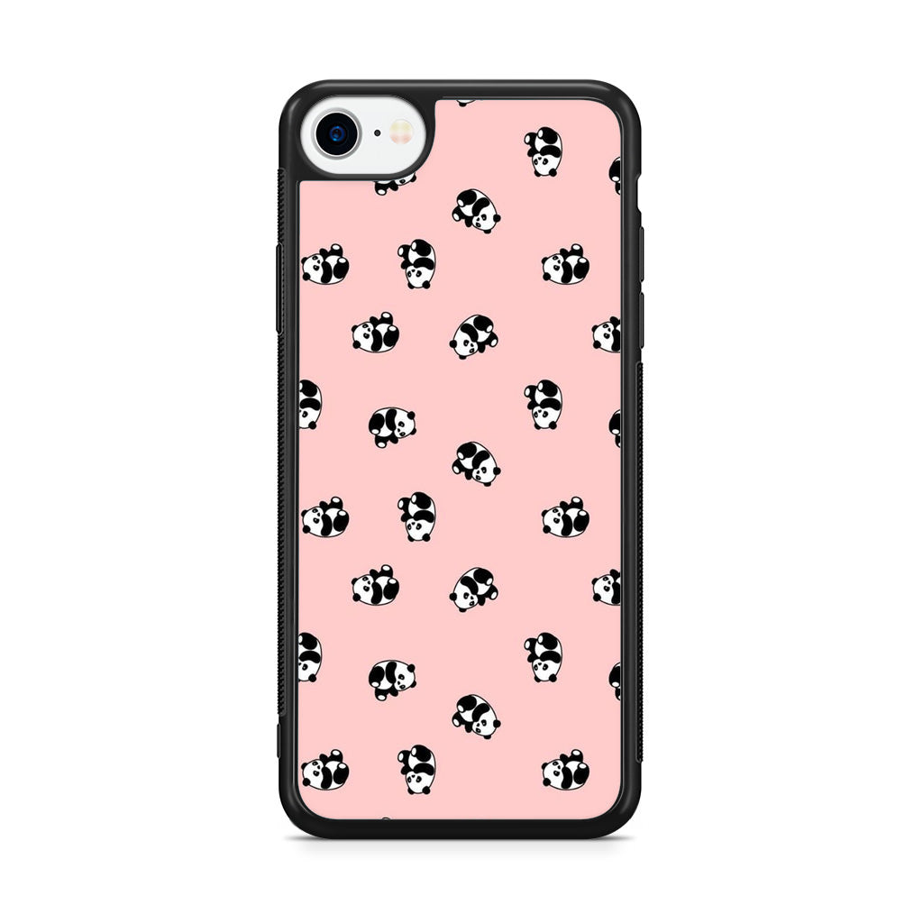 Pandas Pattern iPhone SE 3rd Gen 2022 Case