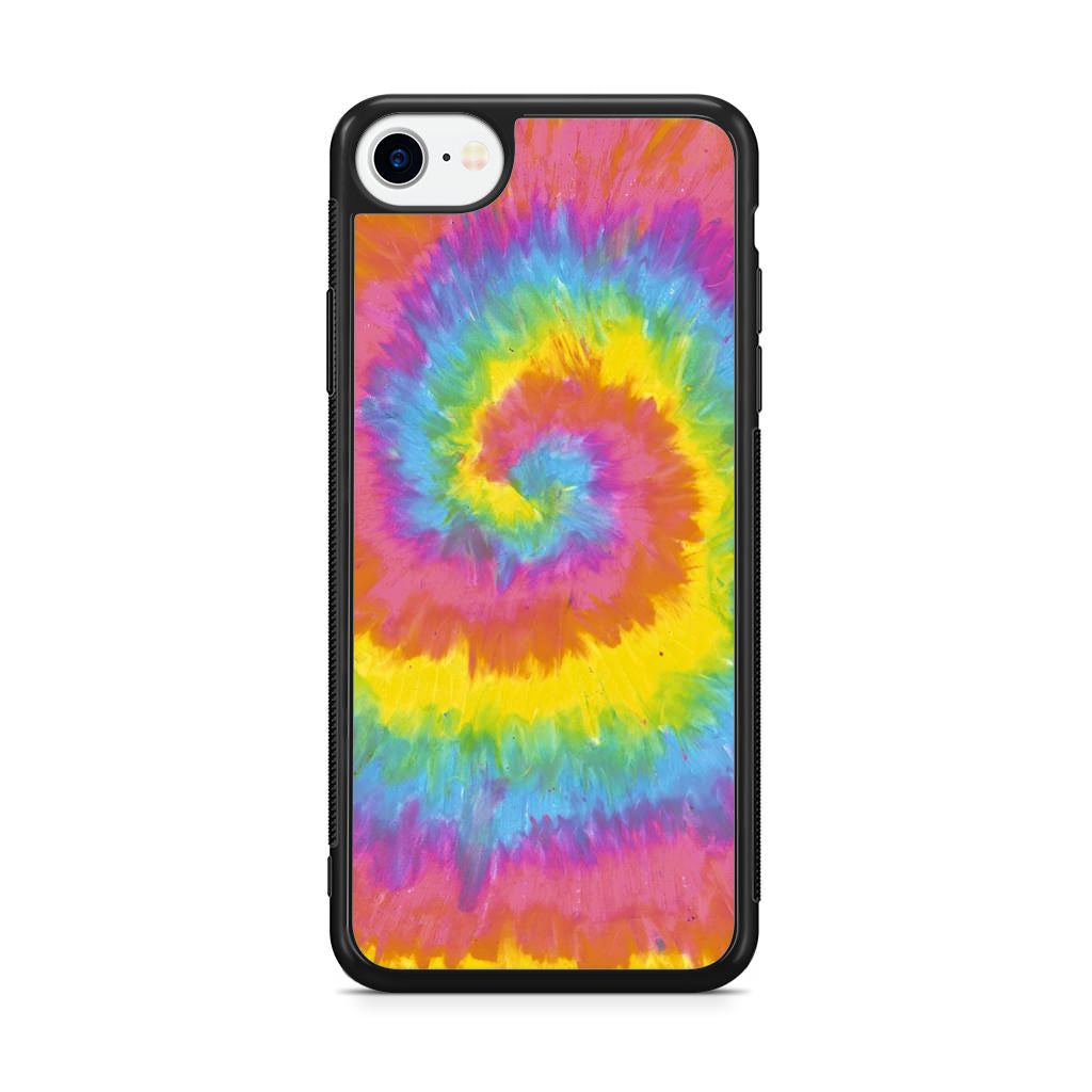Pastel Rainbow Tie Dye iPhone SE 3rd Gen 2022 Case