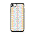 Peach Aztec Pattern iPhone SE 3rd Gen 2022 Case
