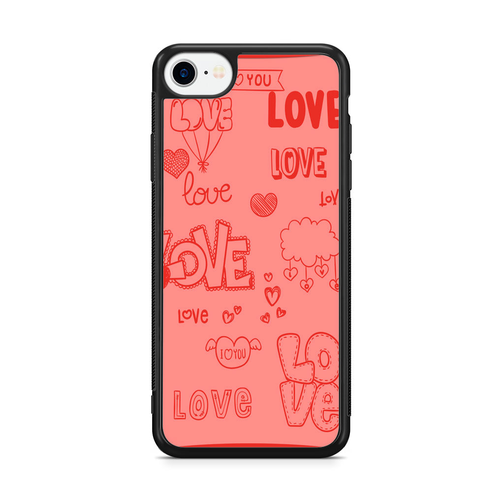 Pink Lover iPhone SE 3rd Gen 2022 Case