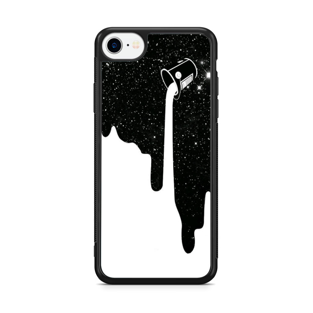Pouring Milk Into Galaxy iPhone SE 3rd Gen 2022 Case