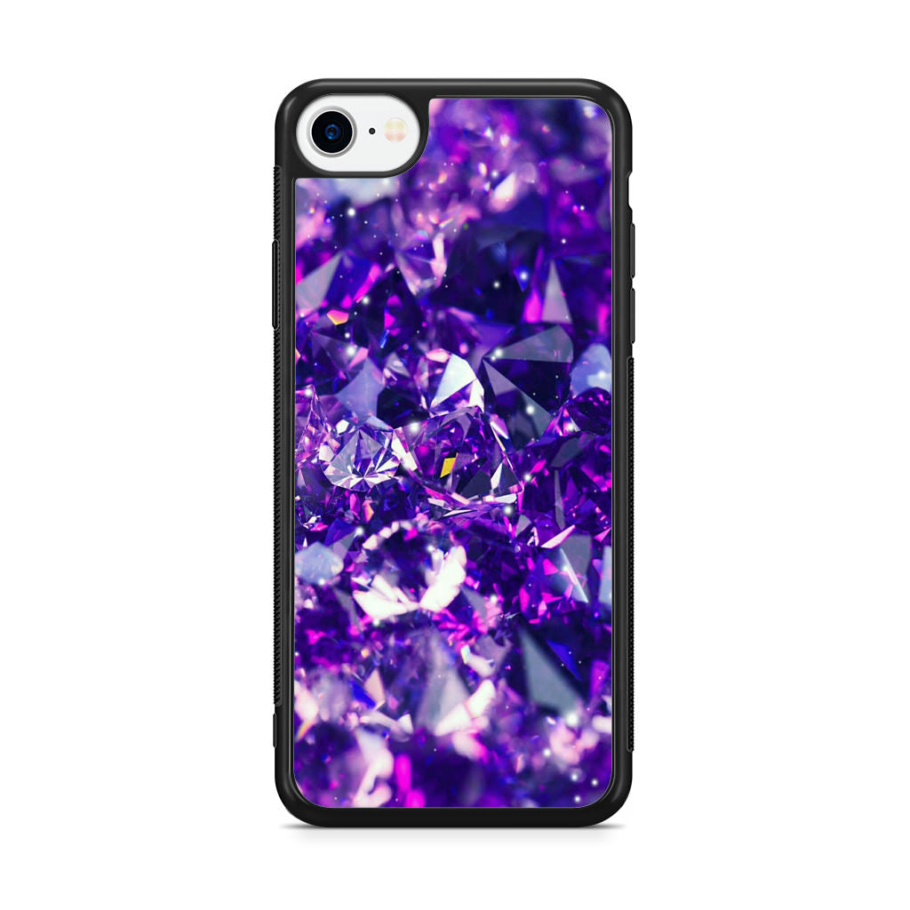 Purple Crystal iPhone SE 3rd Gen 2022 Case