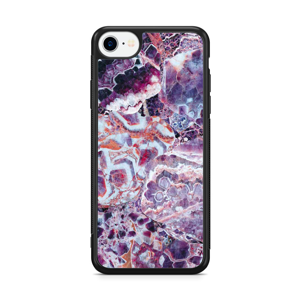 Purple Marble iPhone SE 3rd Gen 2022 Case