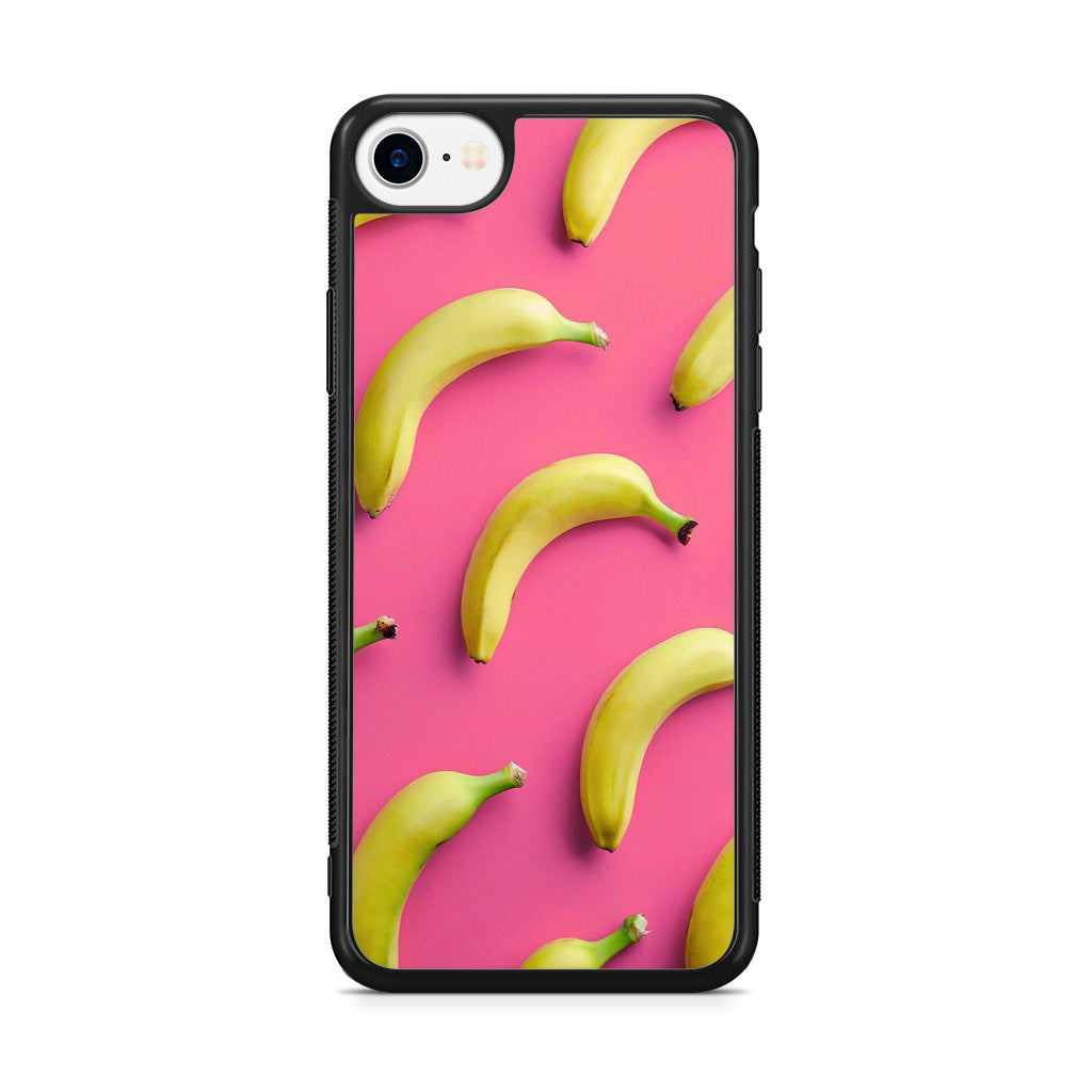 Real Bananas Fruit Pattern iPhone SE 3rd Gen 2022 Case