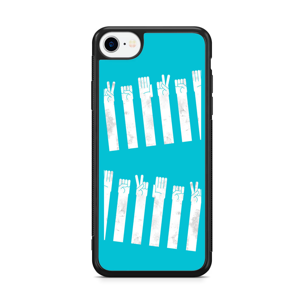 Rock–paper–scissors Zebra Crossing iPhone SE 3rd Gen 2022 Case