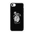 Skeleton Rides Scooter iPhone SE 3rd Gen 2022 Case