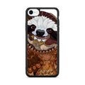 Sloth Ethnic Pattern iPhone SE 3rd Gen 2022 Case