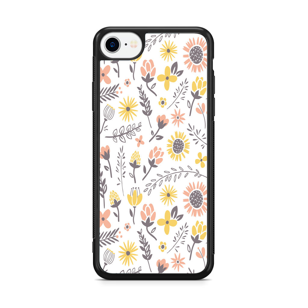 Spring Things Pattern iPhone SE 3rd Gen 2022 Case