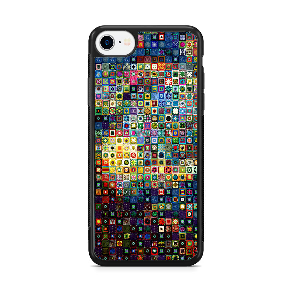 Starry Night Tiles iPhone SE 3rd Gen 2022 Case