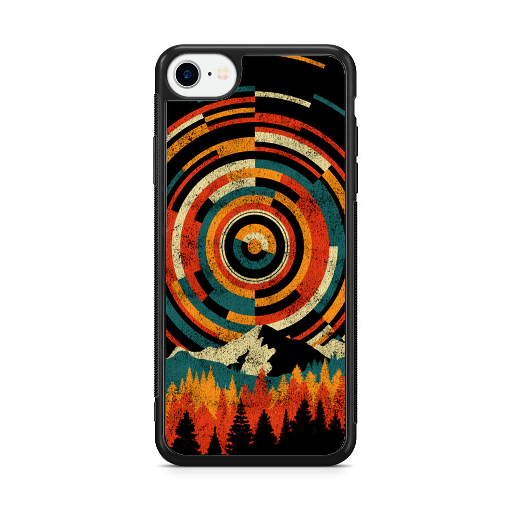 The Geometry Of Sunrise iPhone SE 3rd Gen 2022 Case