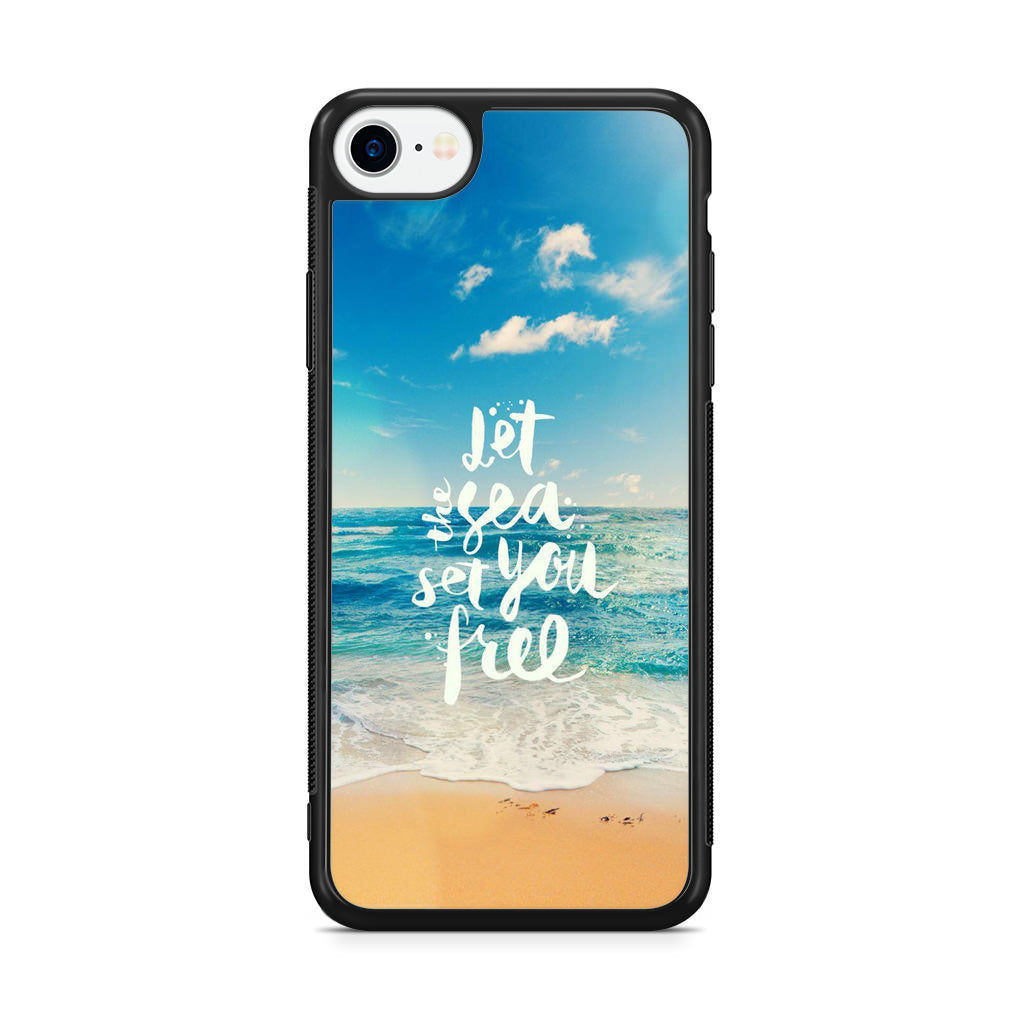 The Sea Set You Free iPhone SE 3rd Gen 2022 Case