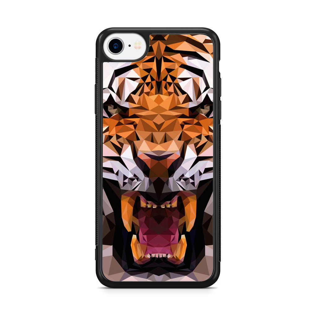 Tiger Polygon iPhone SE 3rd Gen 2022 Case