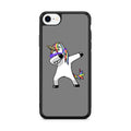 Unicorn Dabbing Grey iPhone SE 3rd Gen 2022 Case