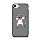 Unicorn Dabbing Grey iPhone SE 3rd Gen 2022 Case